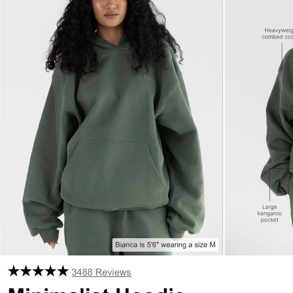 Comfrt Minimalist Hoodie Forest